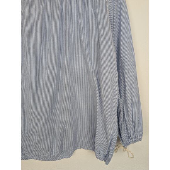 Roberta Roller Rabbit Maru Top Floral Embroidery Balloon Boho Nautical Size M - Picture 7 of 11